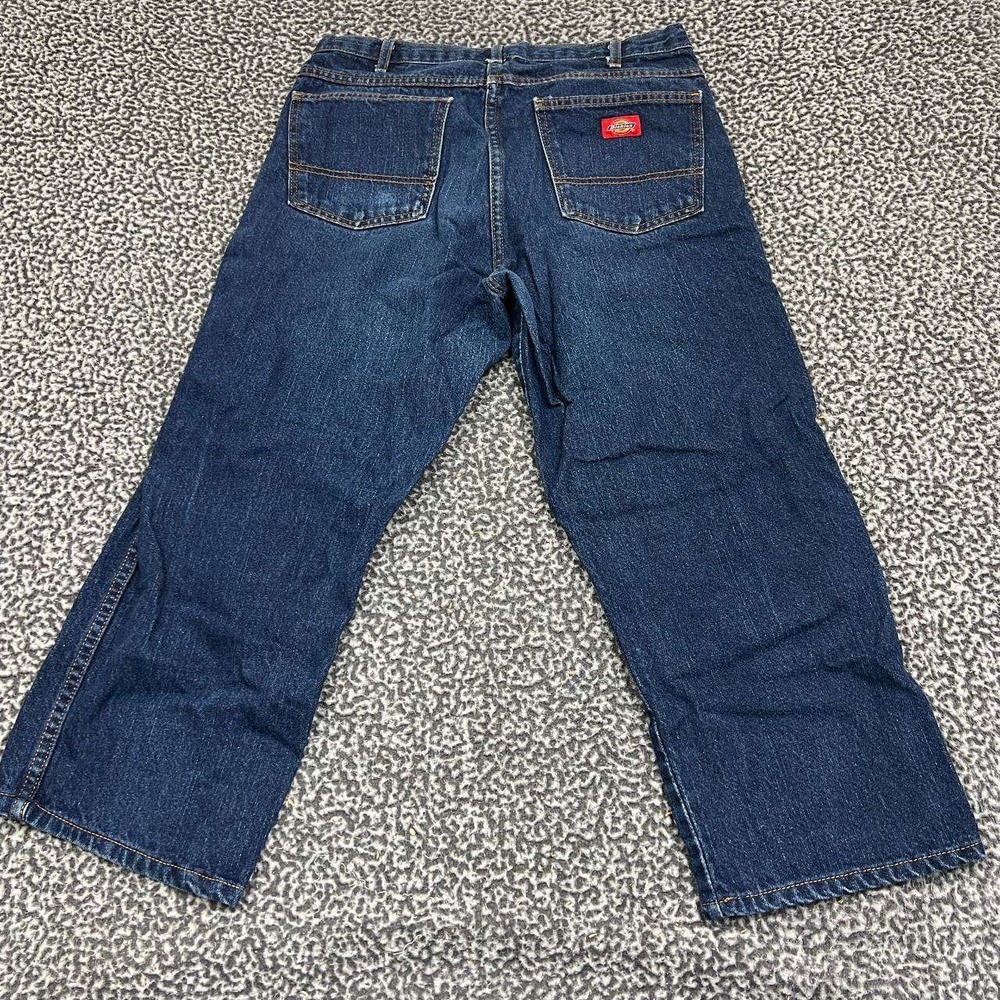 Dickies Jeans‎ Men 34x25 Blue Faded Straight Leg Denim Pants Cotton Outdoor